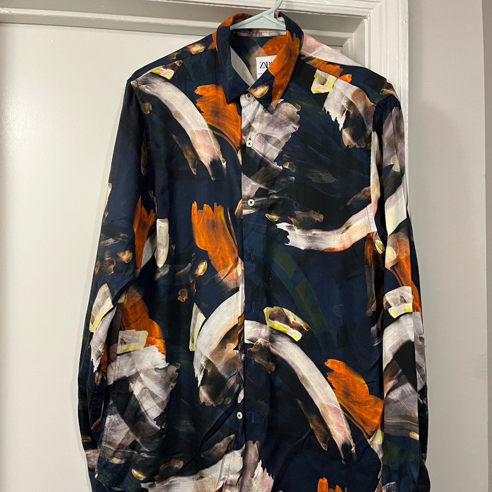 Men’s vintage button-up shirt